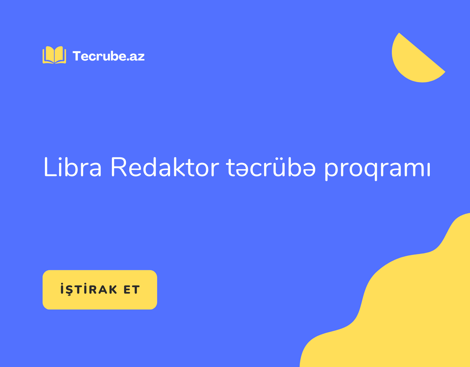 Libra Redaktor təcrübə proqramı - Təcrübə.az